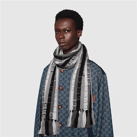 gucci stripe scarf|Gucci scarf clearance.